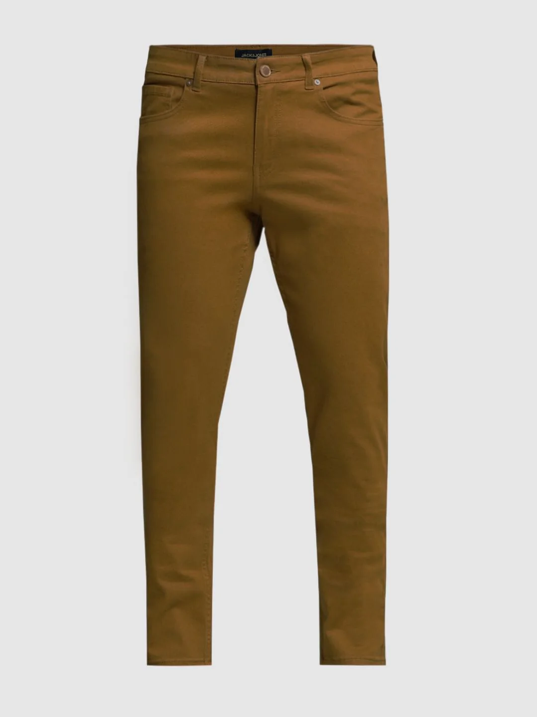Golden Brown Mid Rise Slim Fit Pants - Image 7
