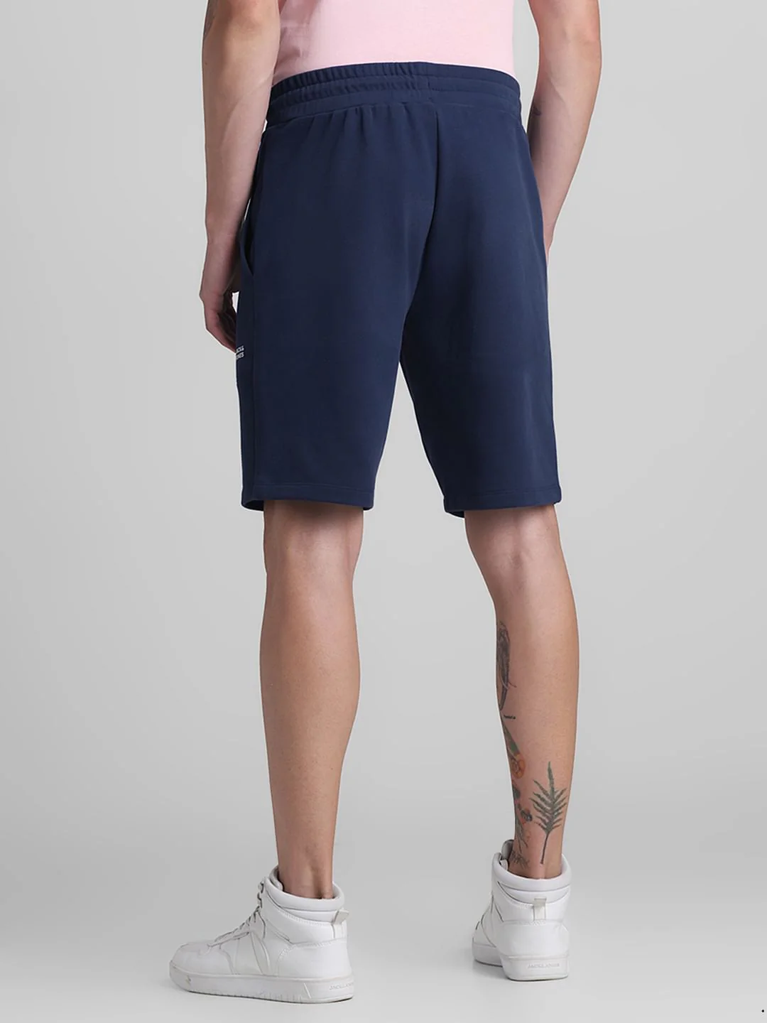 Dark Blue Low Rise Sweatshorts - Image 3