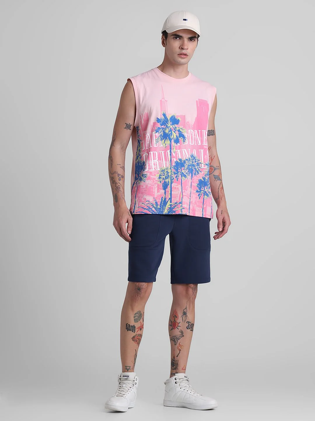 Dark Blue Low Rise Sweatshorts - Image 6