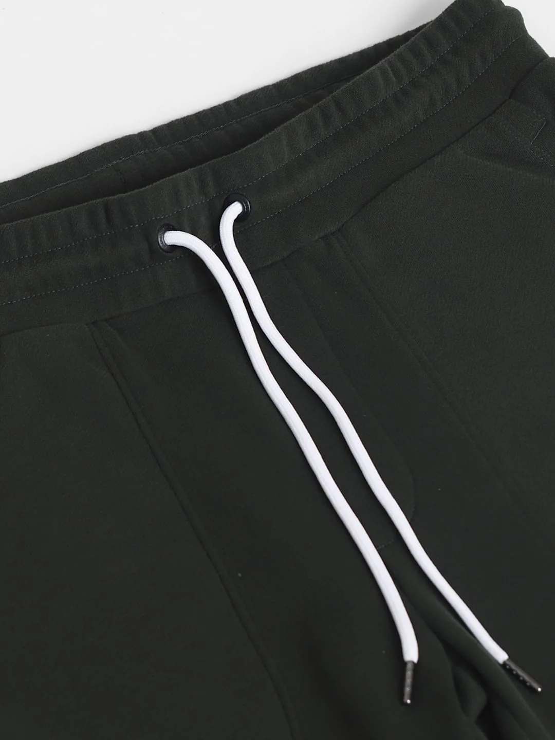 Dark Green Mid Rise Shorts - Image 5