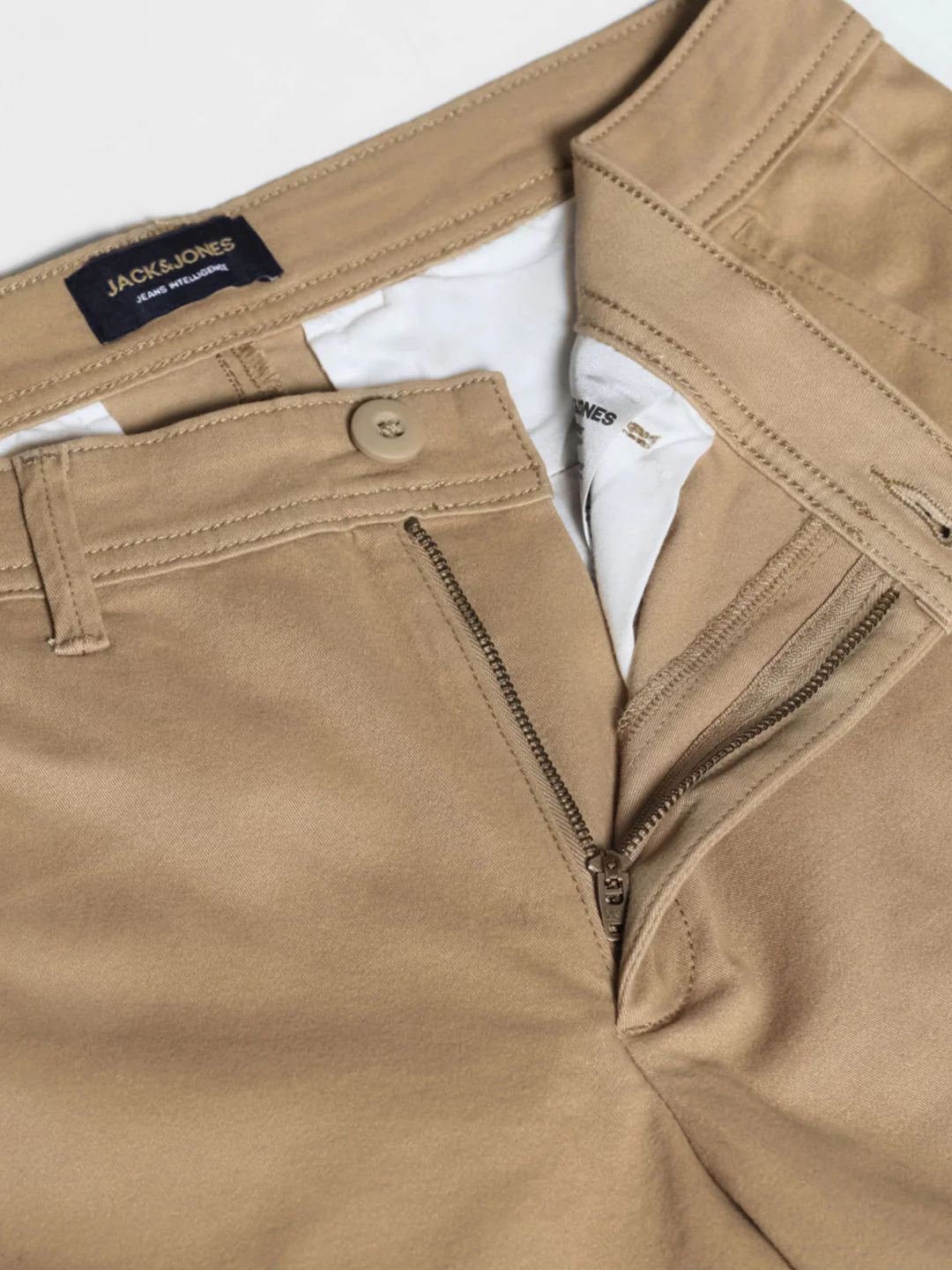 Brown Mid Rise Slim Fit Pants - Image 5