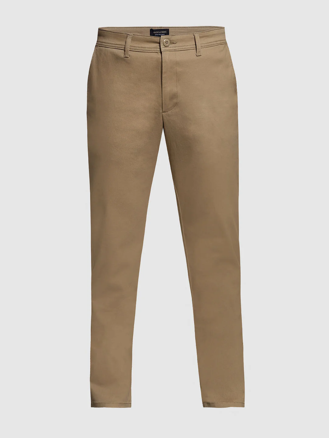 Brown Mid Rise Slim Fit Pants - Image 7