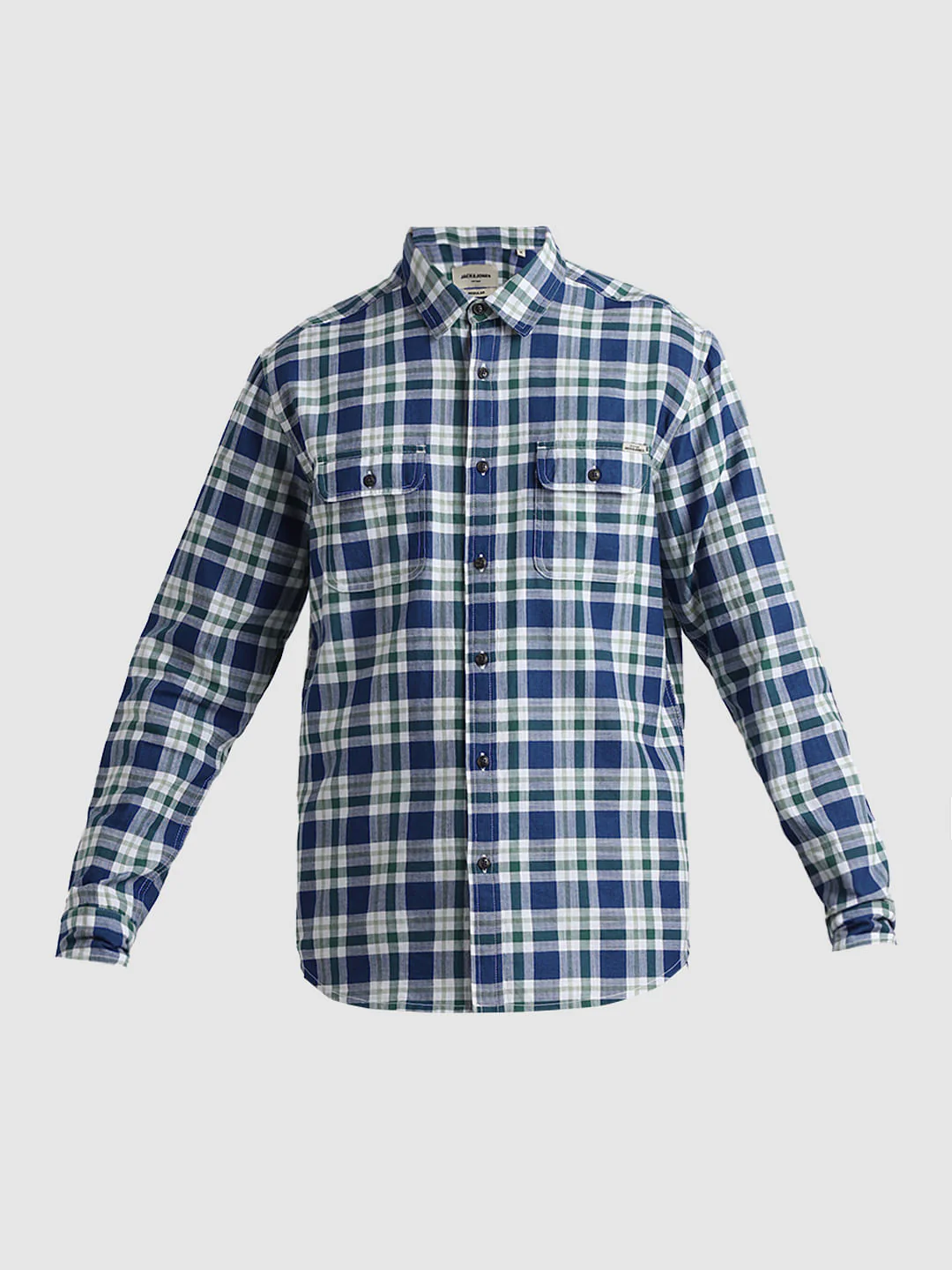 Green Check Print Full Sleeves Shirt - Image 7