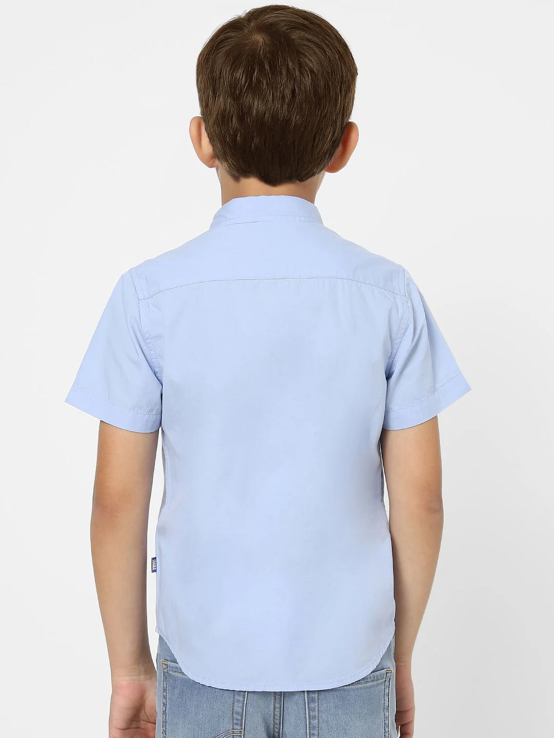 Boys Light Blue Half Sleeves Shirt - Image 3