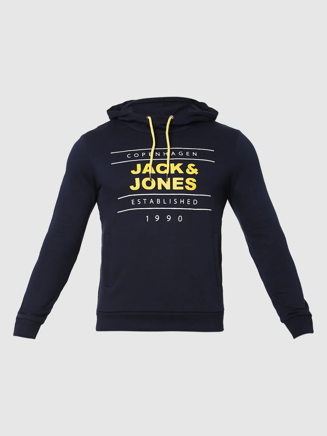 Blue Logo Print Hooded Sweatshirt - Image 6