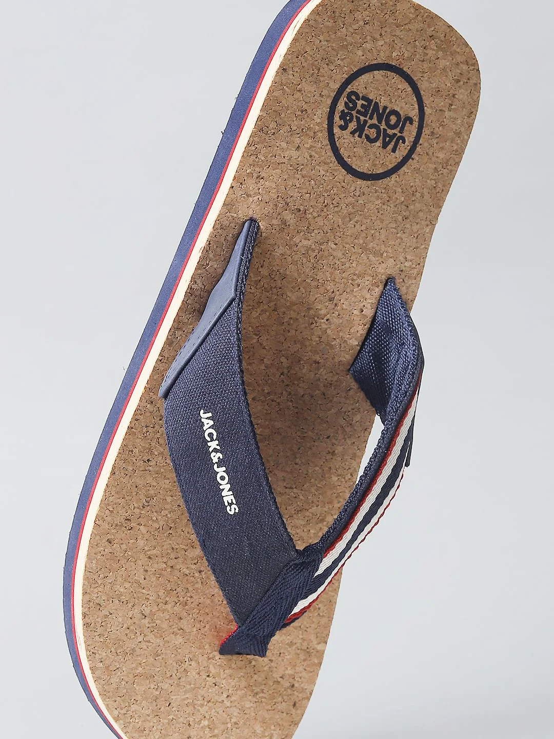 Beige and Blue Flip Flops - Image 9