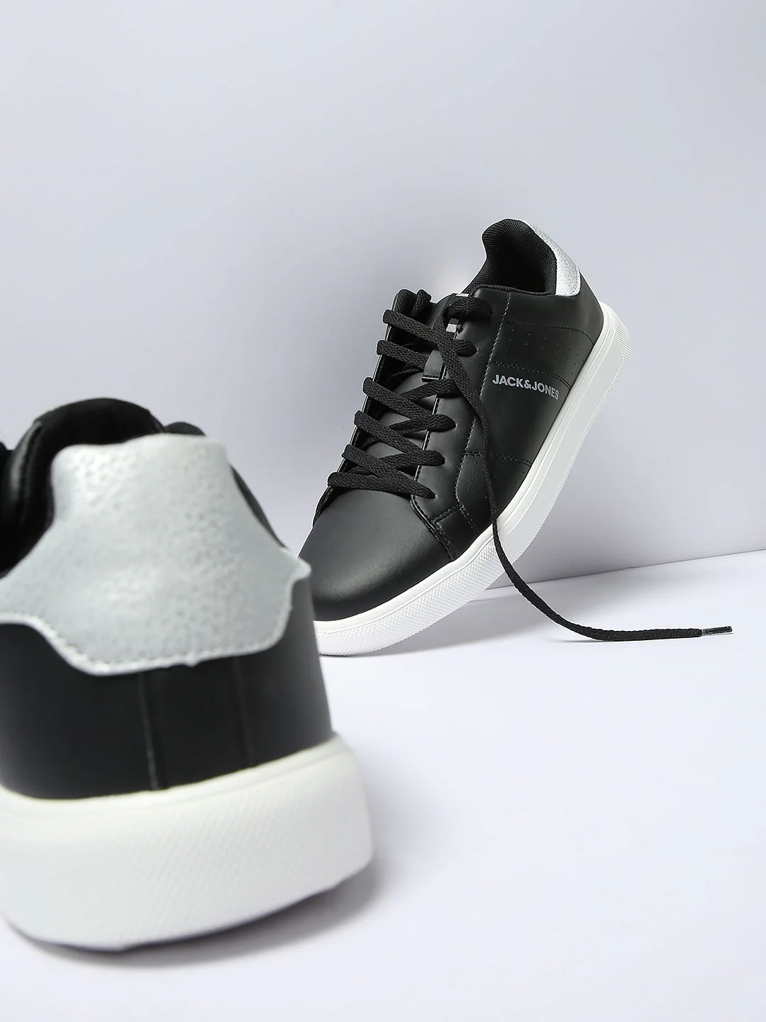 Black PU Sneakers - Image 2