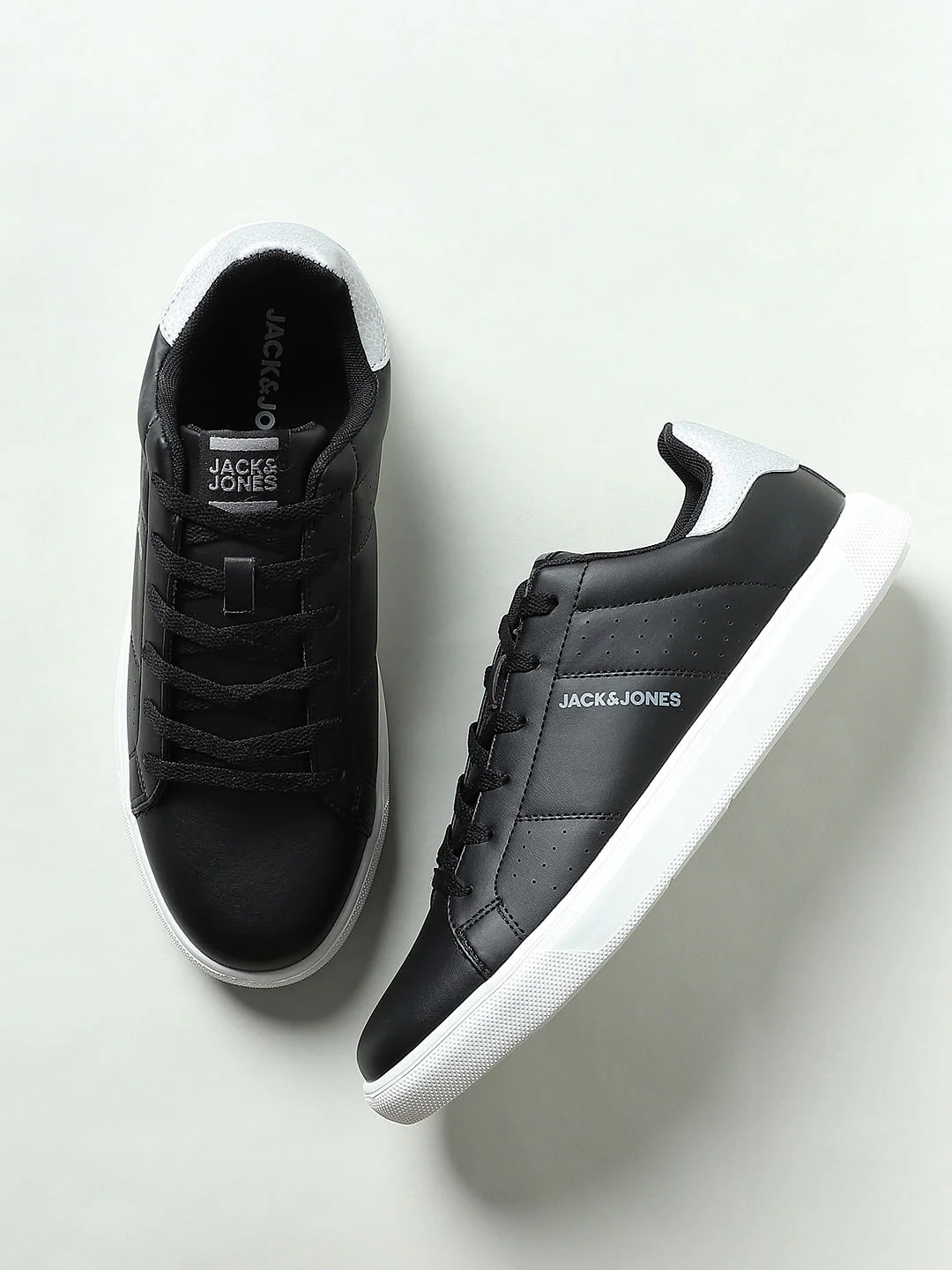 Black PU Sneakers - Image 6