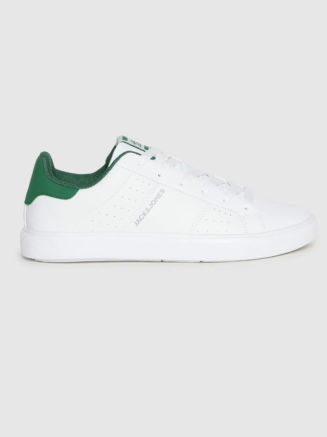 White Lace Up Sneakers - Image 2