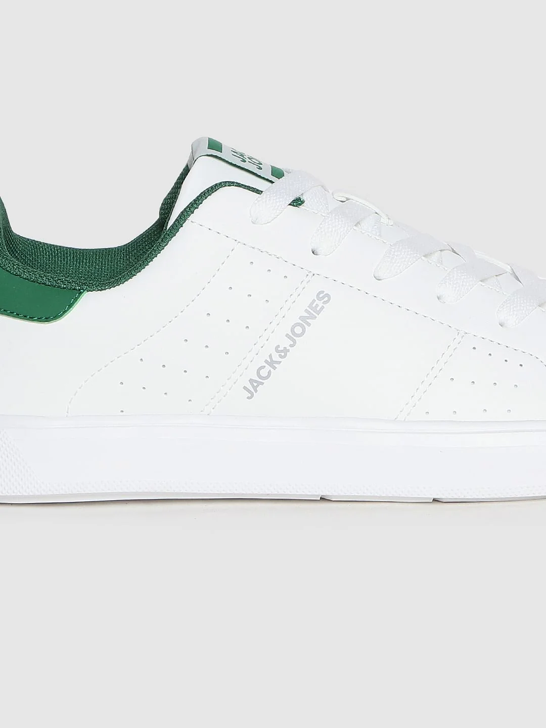 White Lace Up Sneakers - Image 5
