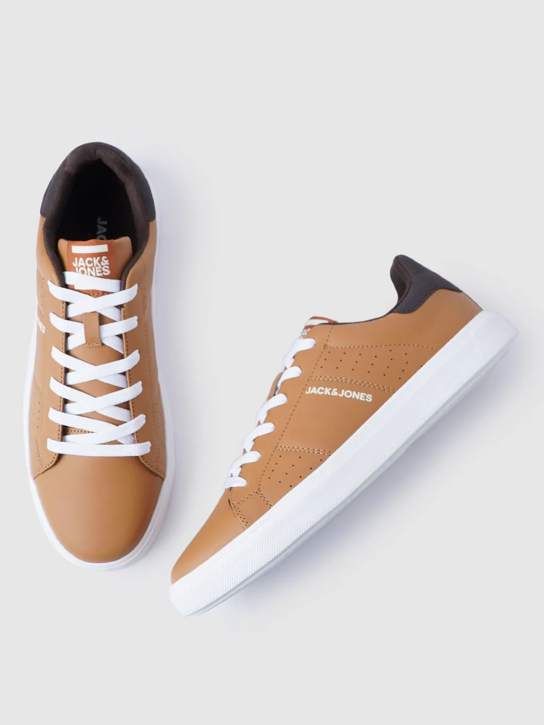 Tan PU Sneakers - Image 2