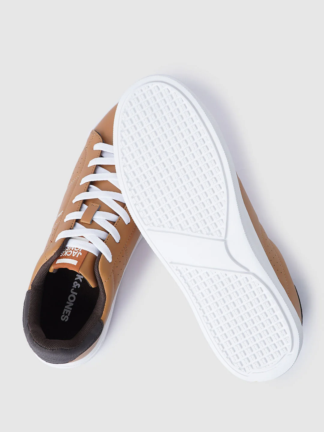 Tan PU Sneakers - Image 6
