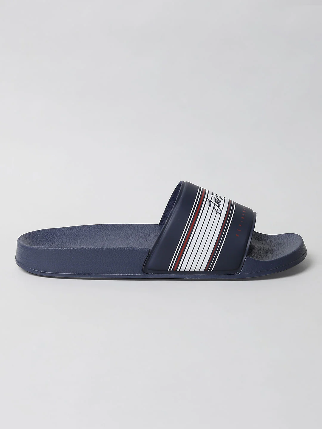 Blue Logo Print Sliders