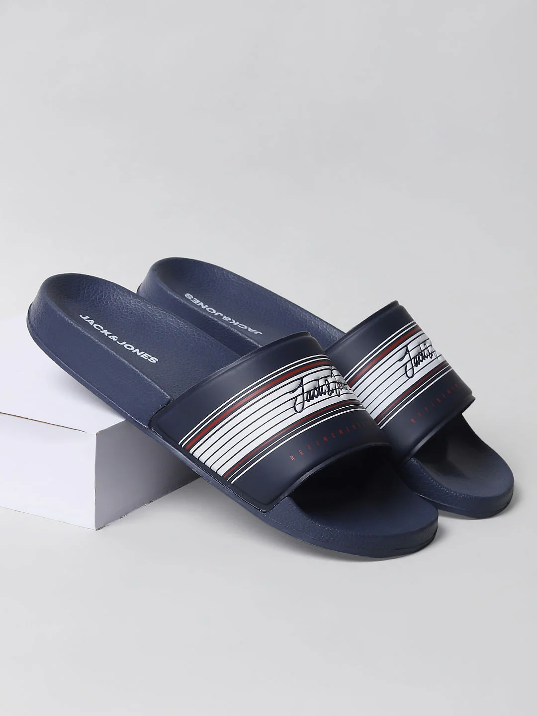 Blue Logo Print Sliders - Image 13
