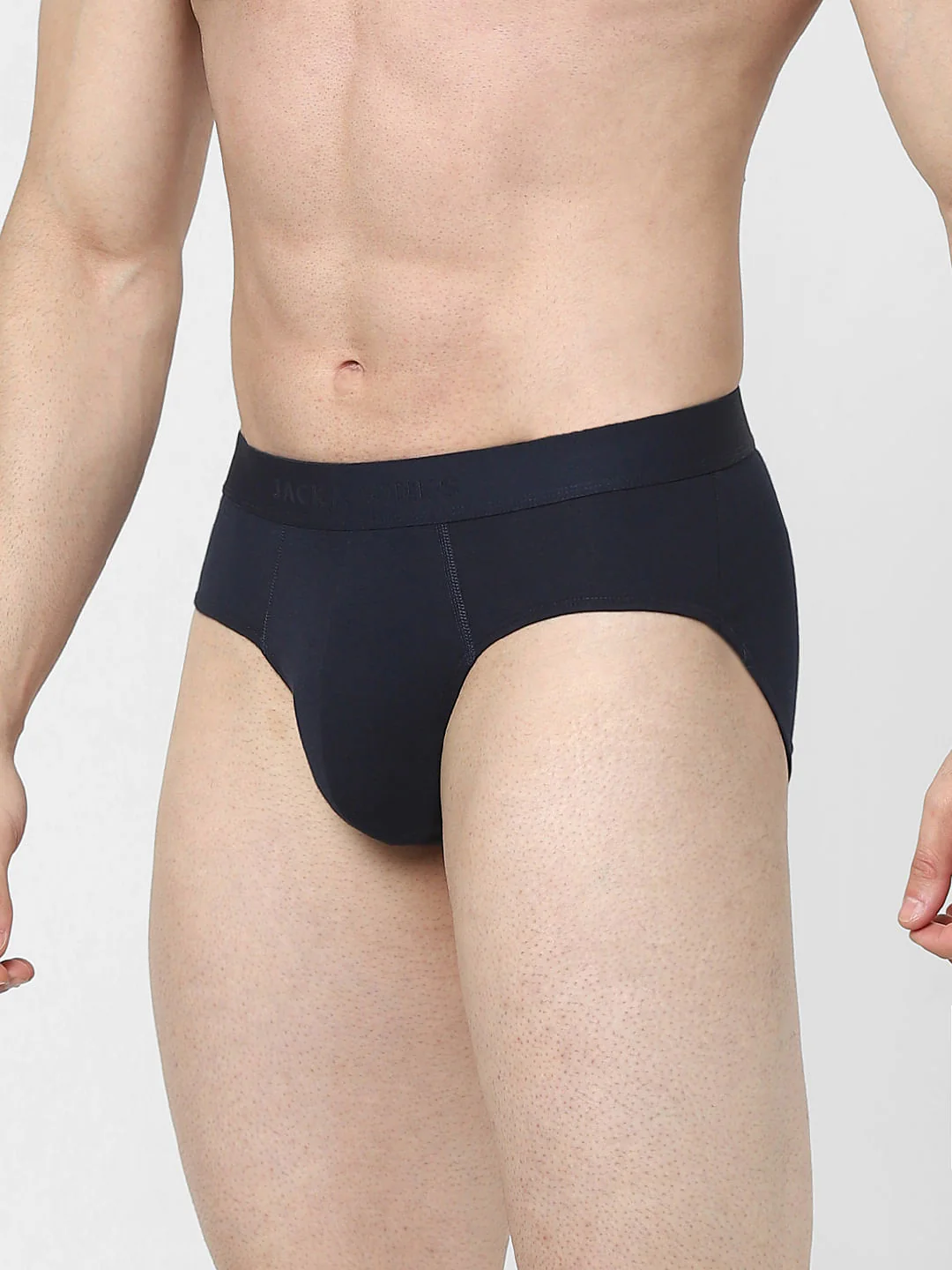 Navy Blue Cotton Briefs - Image 2