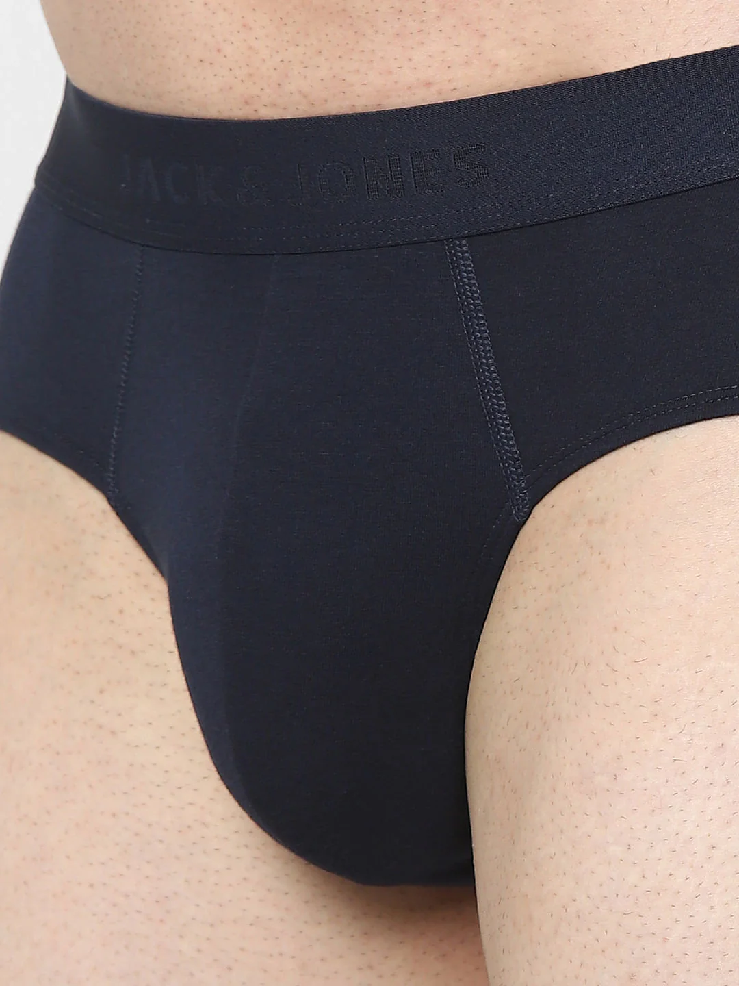 Navy Blue Cotton Briefs - Image 4