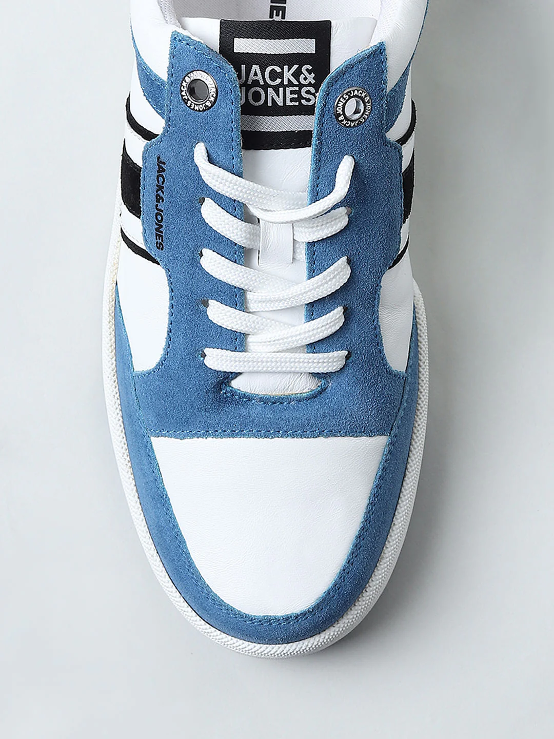 Blue Colourblocked Sneakers - Image 11