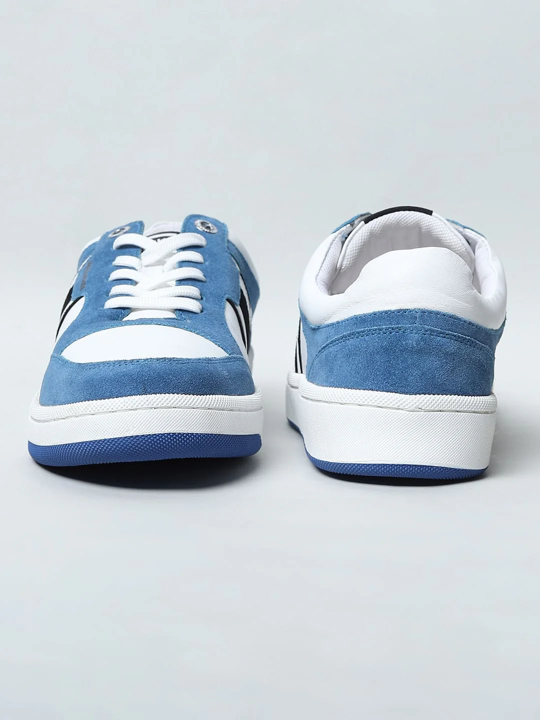 Blue Colourblocked Sneakers - Image 8