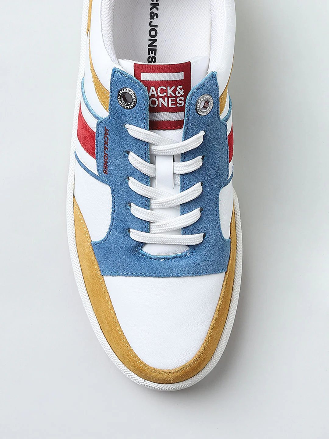Yellow Colourblocked Sneakers - Image 11
