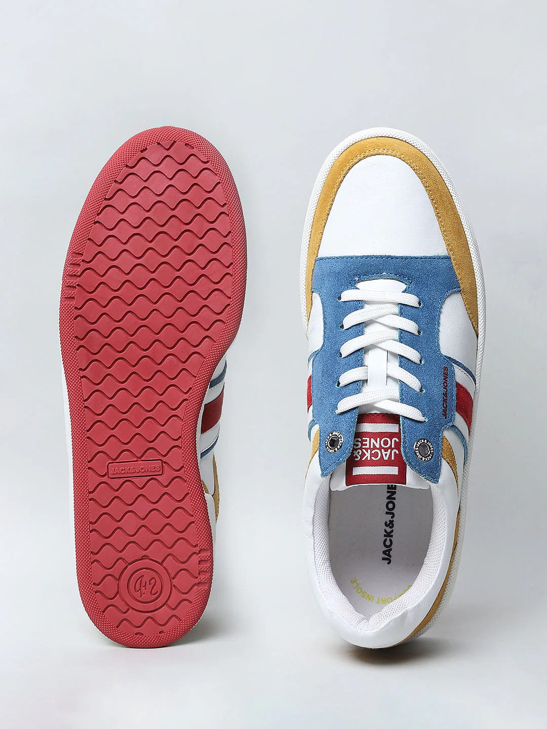 Yellow Colourblocked Sneakers - Image 6