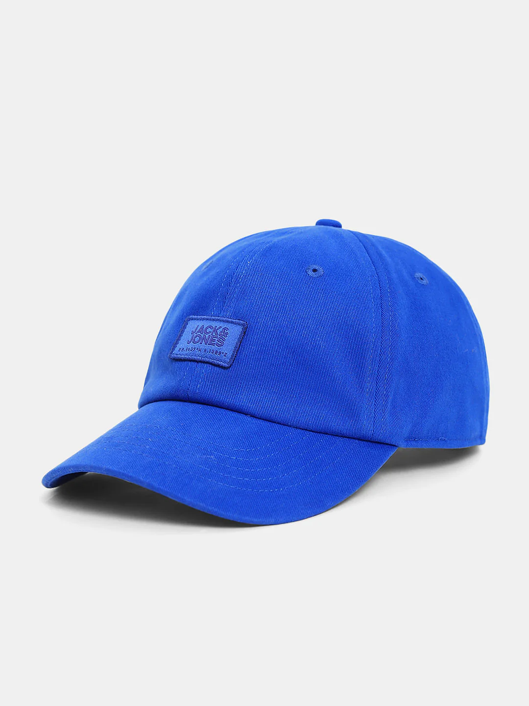 Blue Logo Print Baseball Cap - Image 2