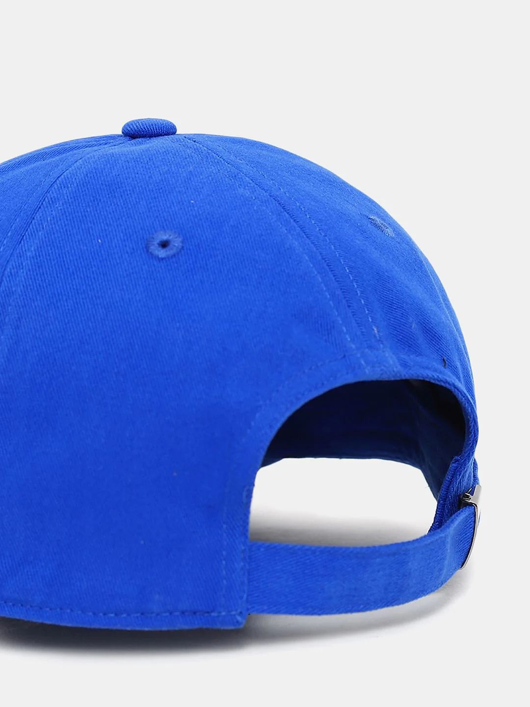 Blue Logo Print Baseball Cap - Image 5