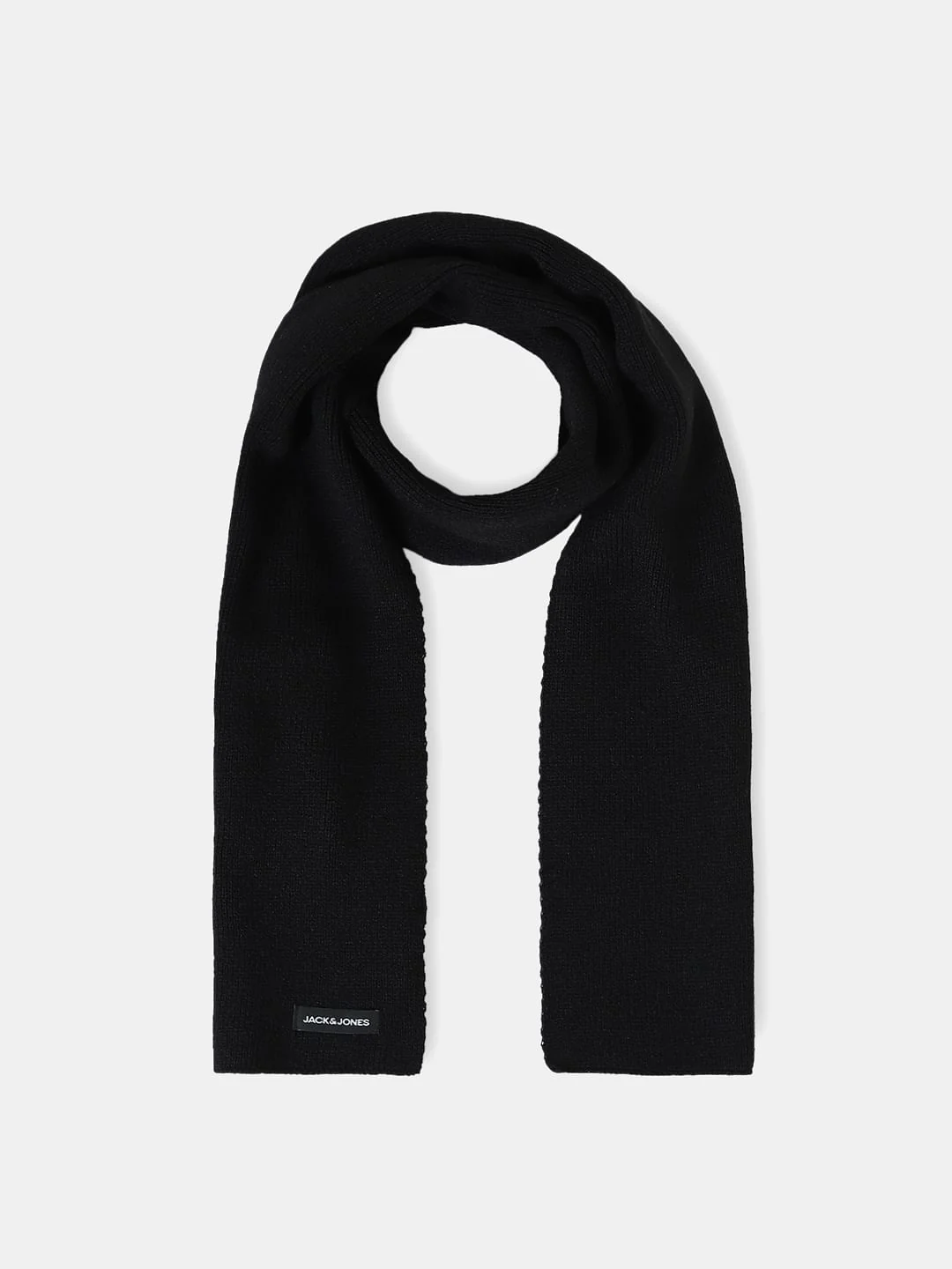 Black Knitted Scarf - Image 2