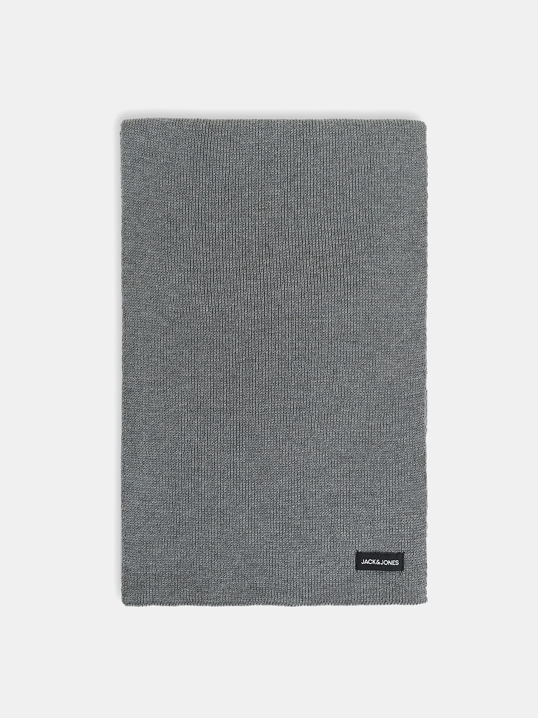Grey Knitted Scarf