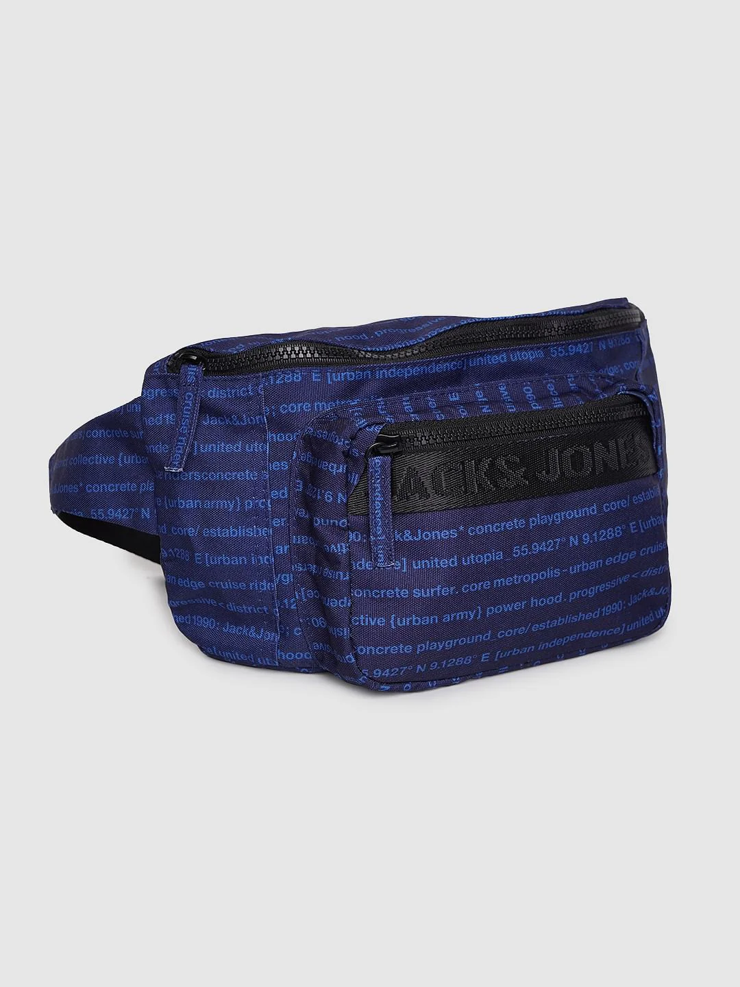 Blue Text Print Fanny Pack - Image 2