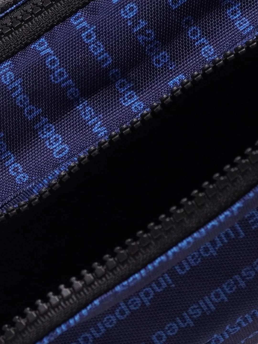 Blue Text Print Fanny Pack - Image 4