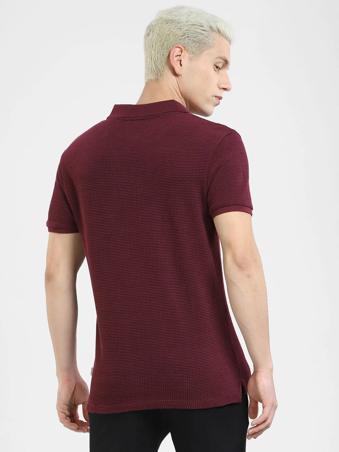 Jacquard Zip-Up Polo - Image 4