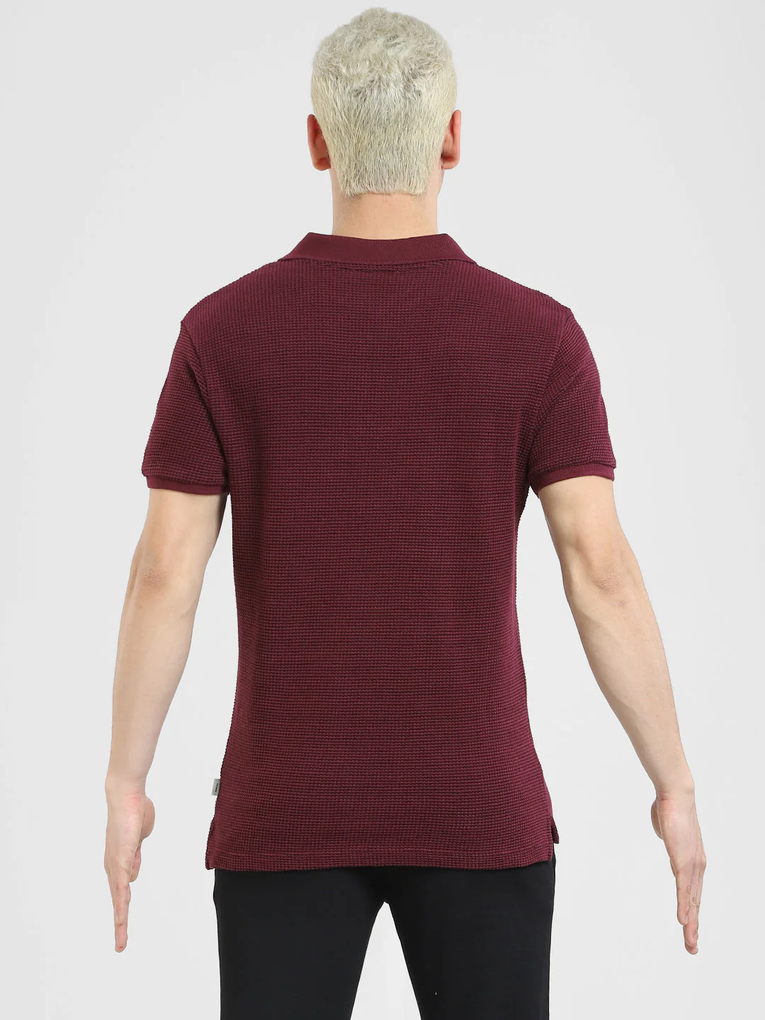 Jacquard Zip-Up Polo - Image 8