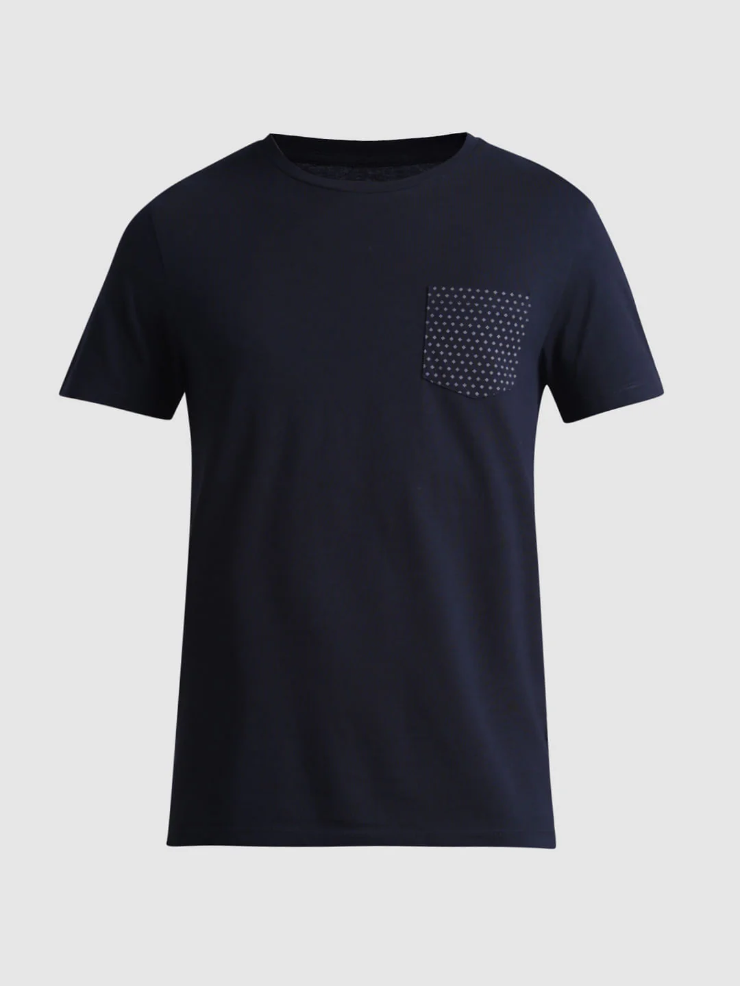 Navy Blue Chest Pocket T-shirt - Image 7