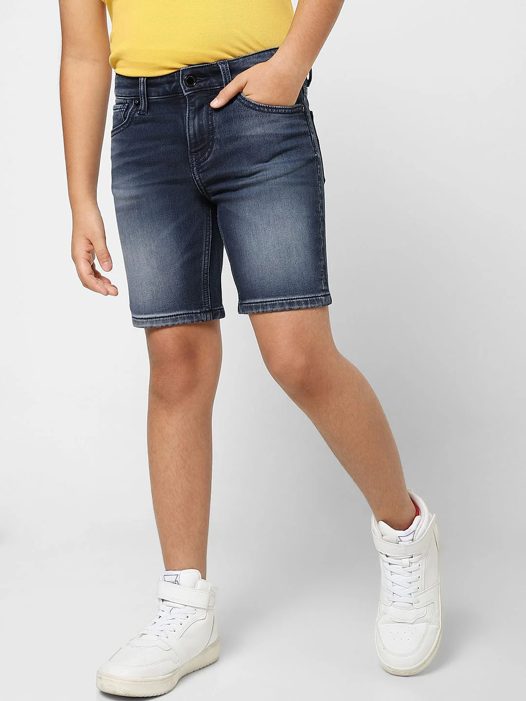 Boys Blue Denim Shorts - Image 2