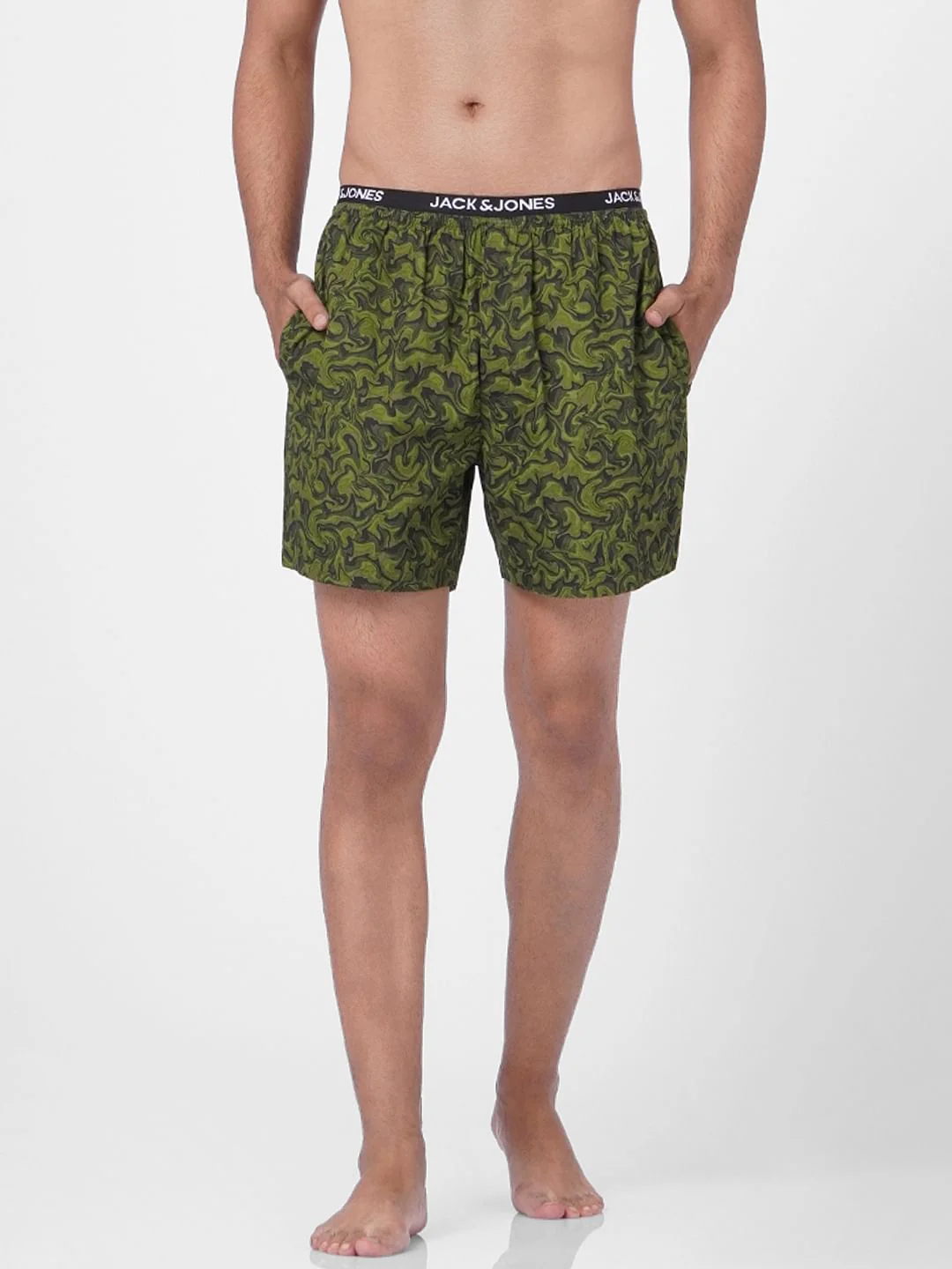 Green Printed Boxers - Image 2