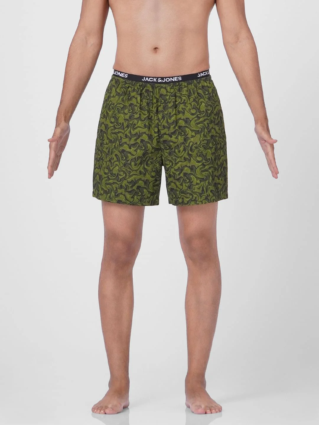 Green Printed Boxers - Image 7
