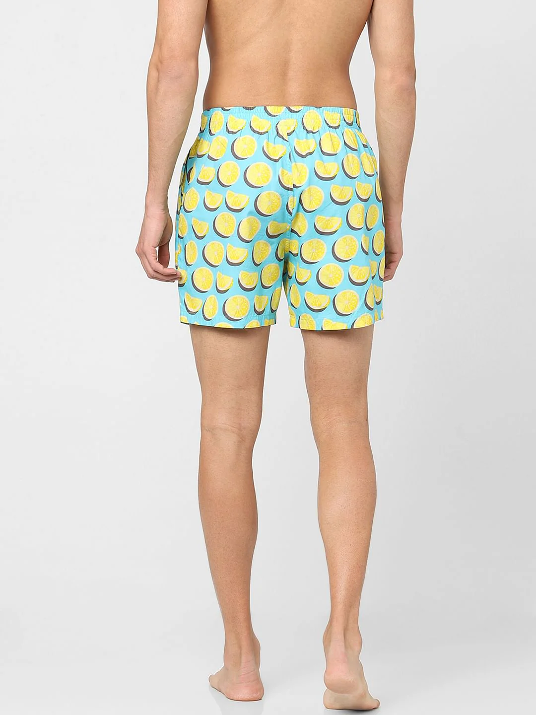 Blue Lemon Graphic Printed Boxers - Image 3
