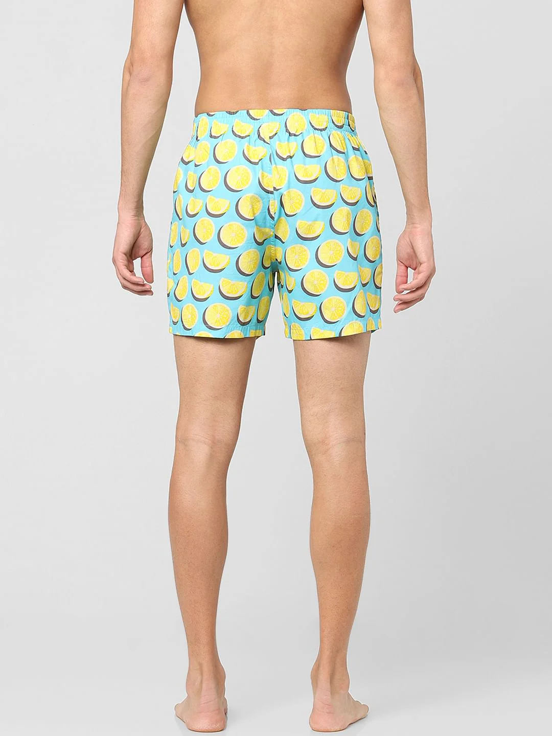 Blue Lemon Graphic Printed Boxers - Image 5