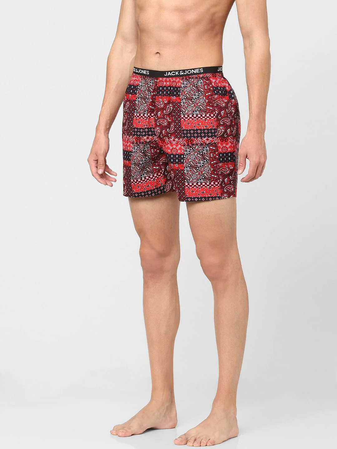 Red Paisley Print Boxers - Image 2