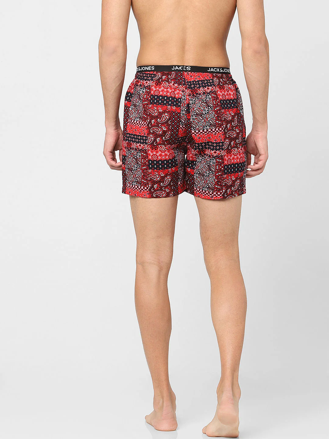 Red Paisley Print Boxers - Image 3