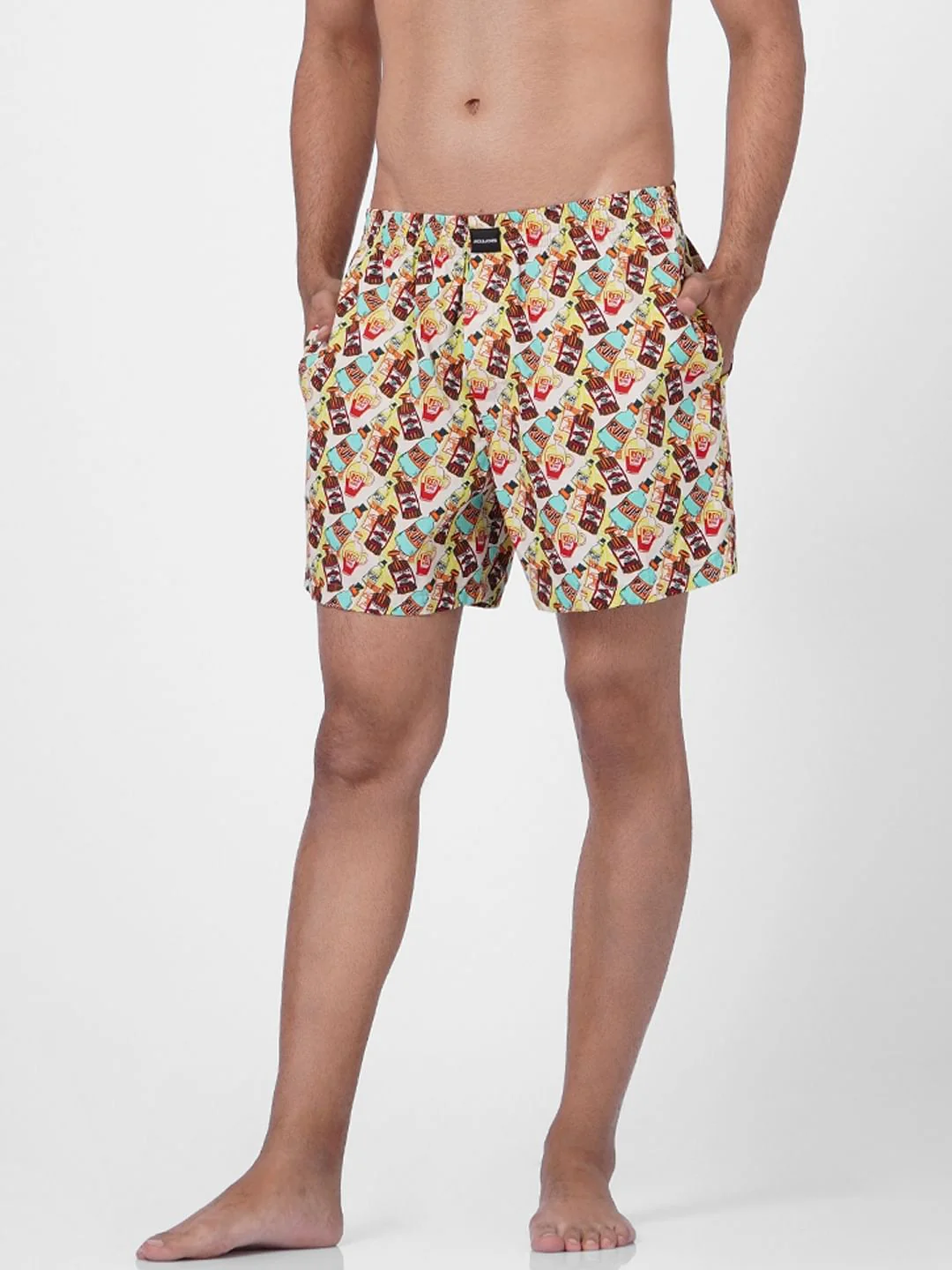 Multi-coloured Rum Graphic Printed Boxers - Image 2
