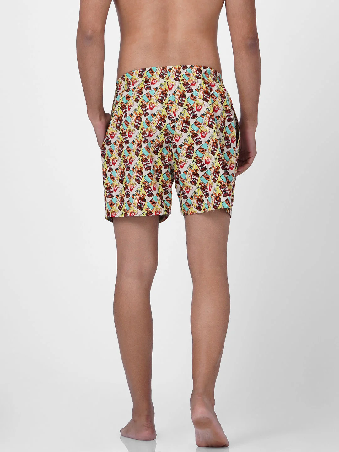 Multi-coloured Rum Graphic Printed Boxers - Image 4