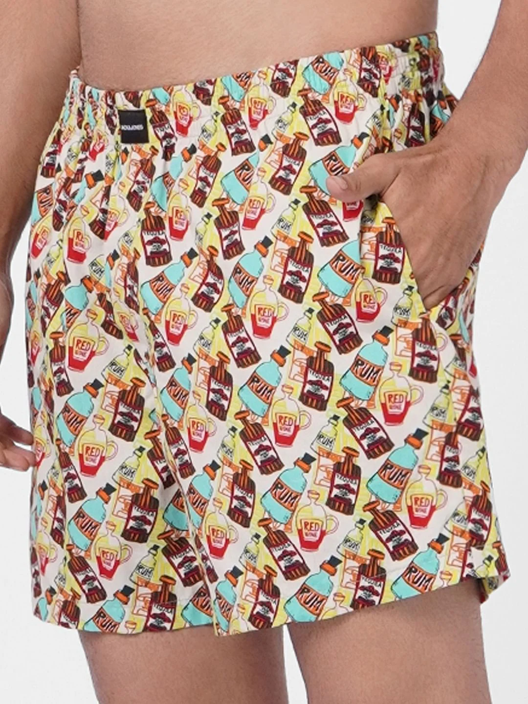 Multi-coloured Rum Graphic Printed Boxers - Image 5