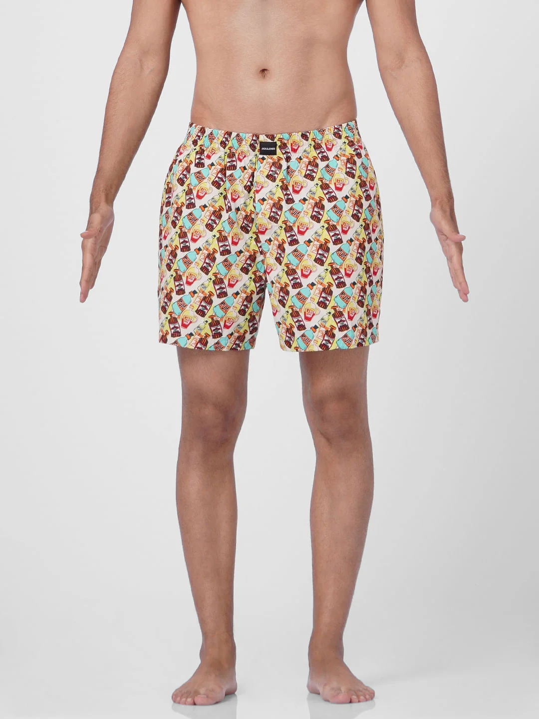 Multi-coloured Rum Graphic Printed Boxers - Image 6