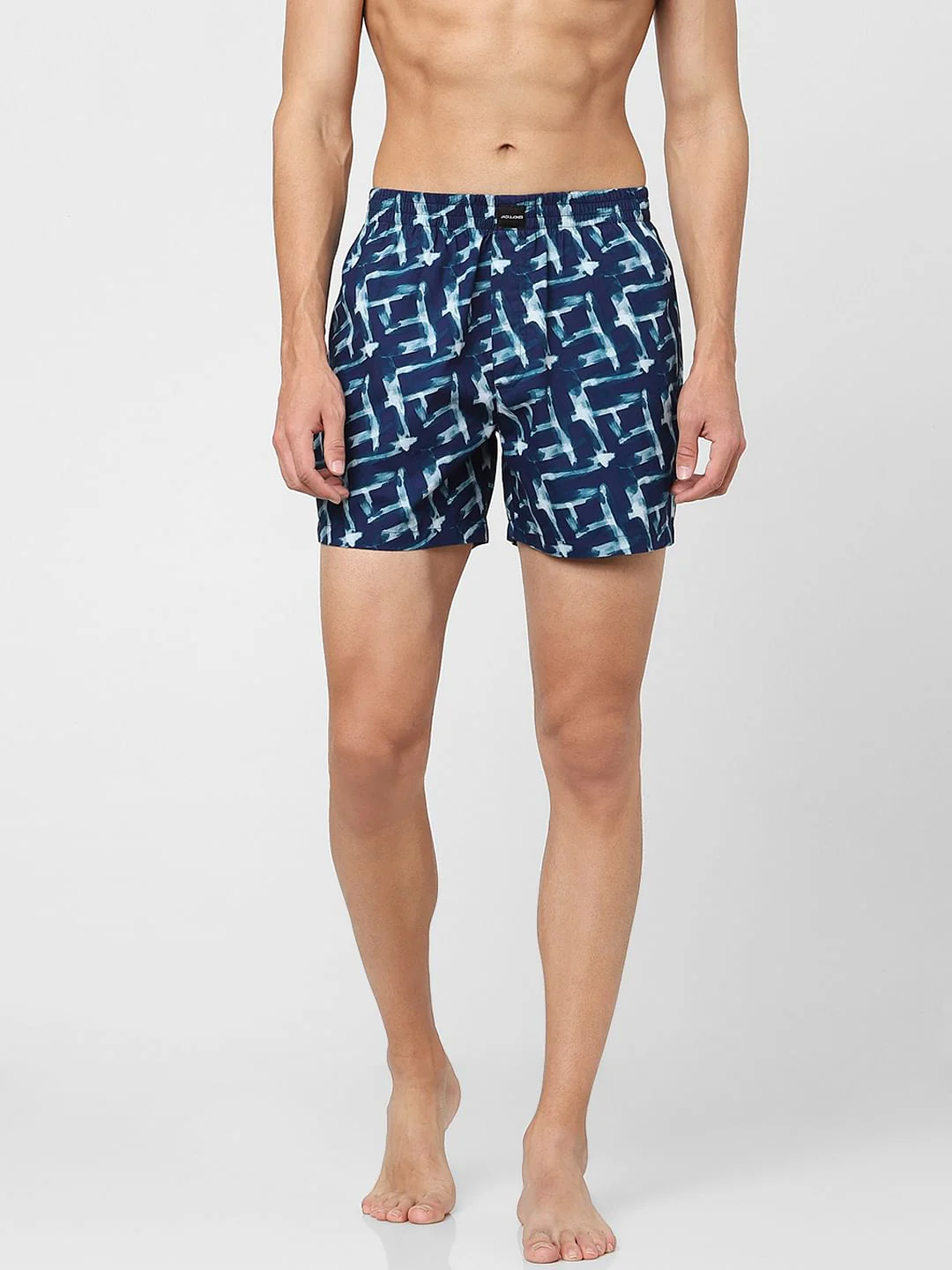 Blue Printed Boxers