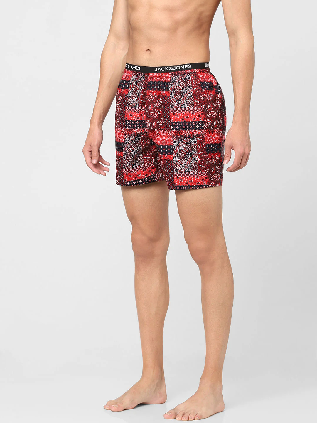 Red Paisley Print Boxers - Image 3
