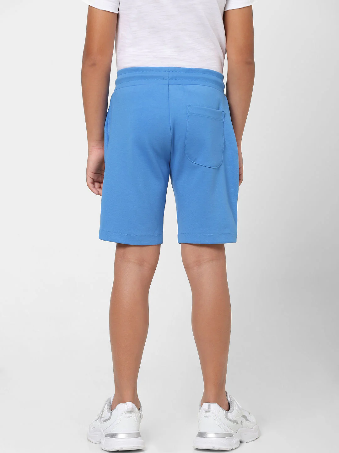 Boys Light Blue Low Rise Sweatshorts - Image 4
