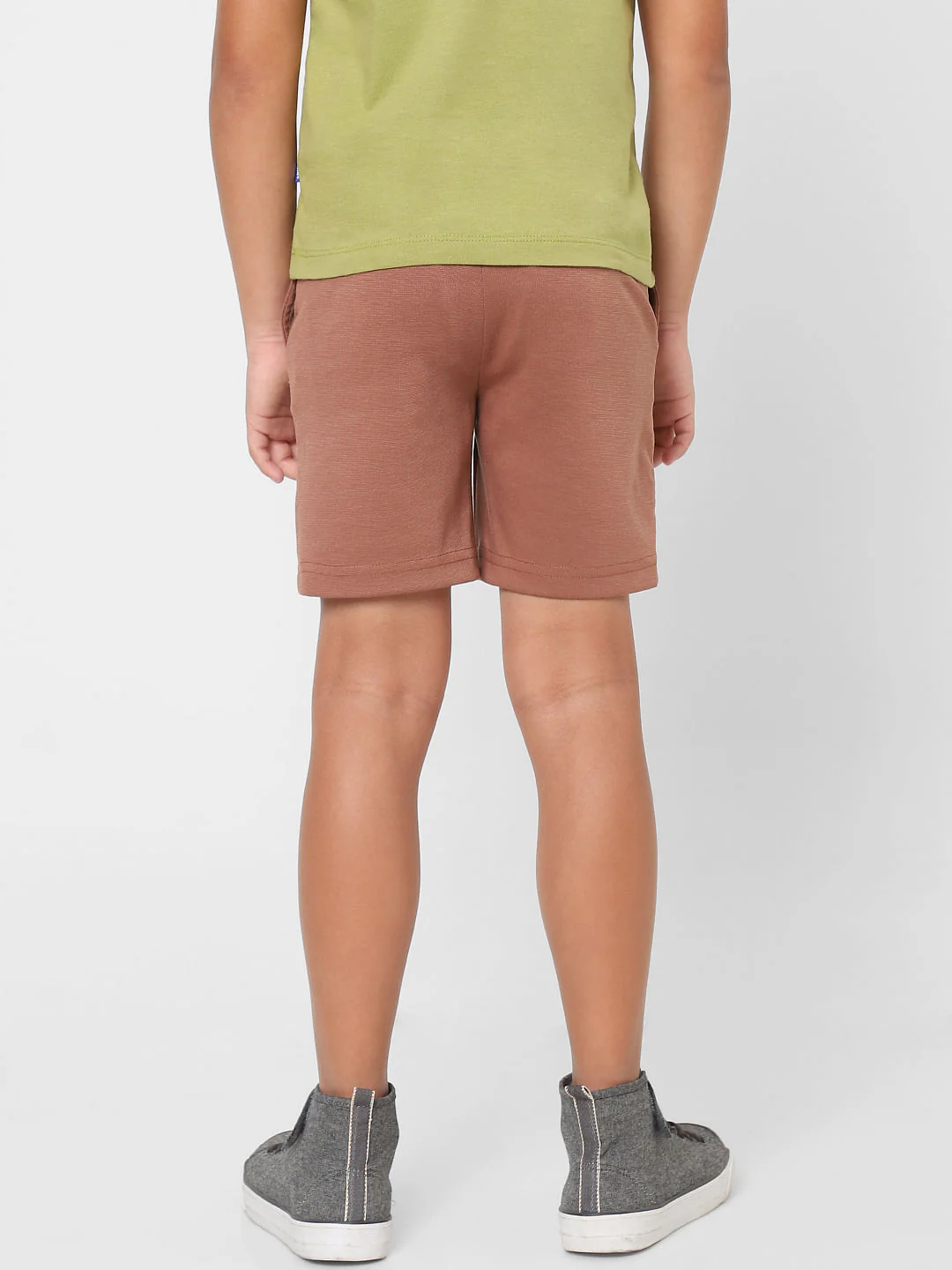 BOYS Brown Low Rise Shorts - Image 3