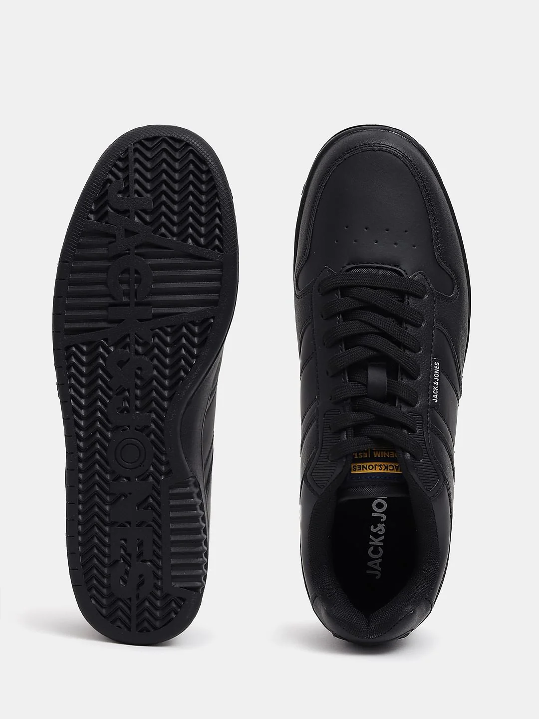 Black Lace Up Sneakers - Image 4