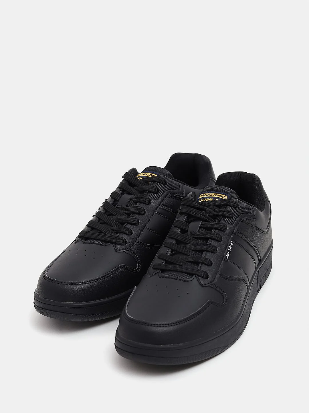 Black Lace Up Sneakers - Image 5